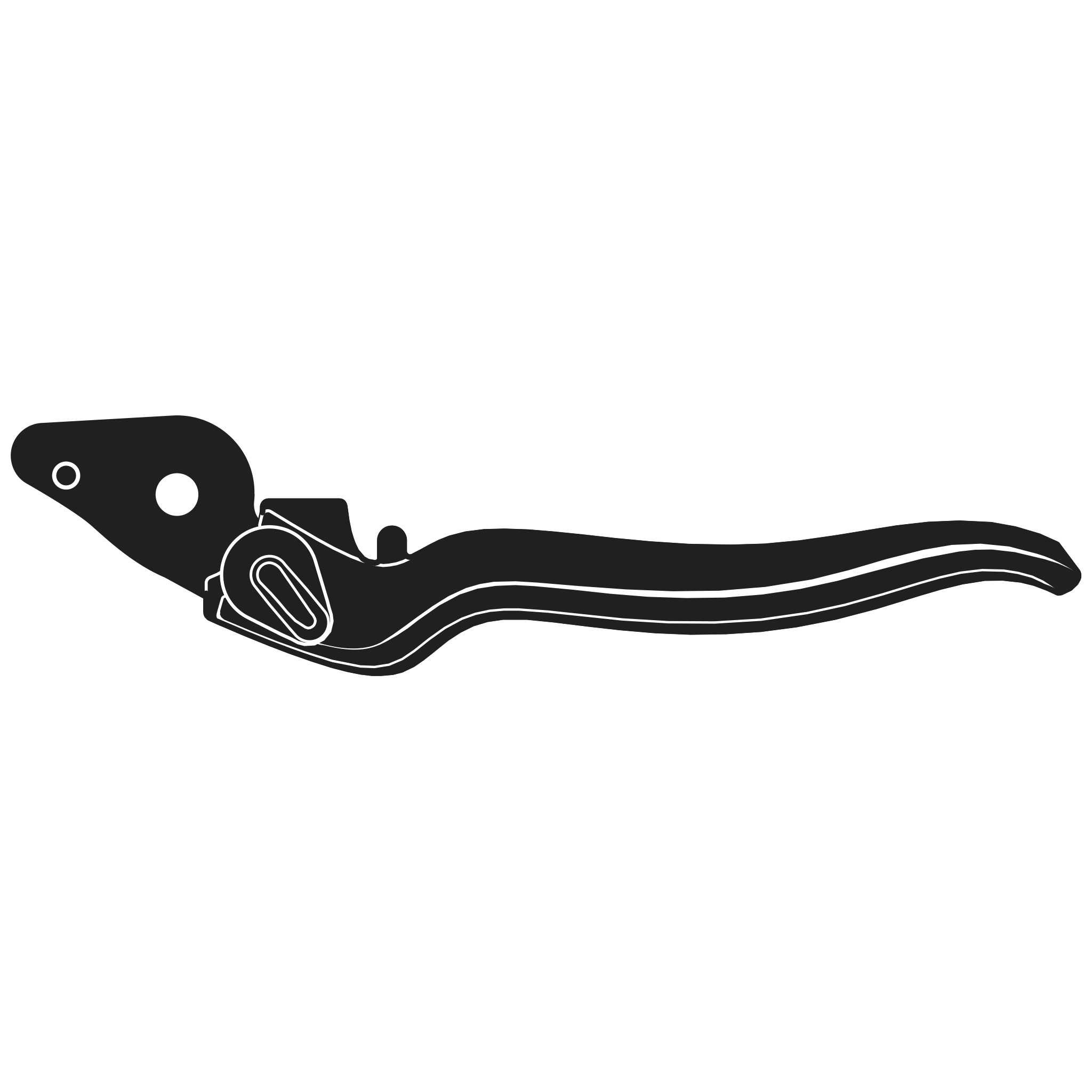 160S/1 Complete handle assembly without blade - Product - Main View