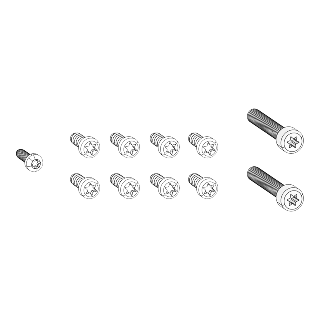 834/18 11 shell screws - Product - Main View