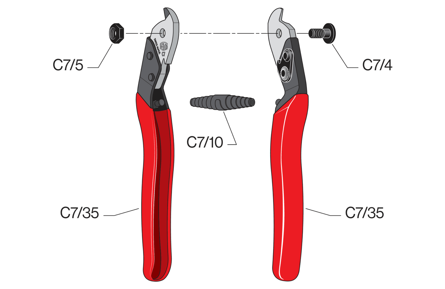 Spare parts for Felco C7