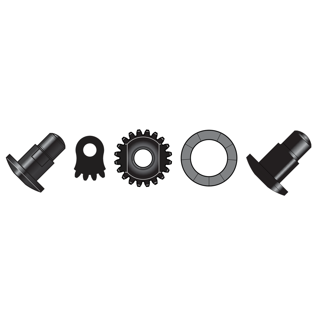 250/94 Kit: nut, bolt
