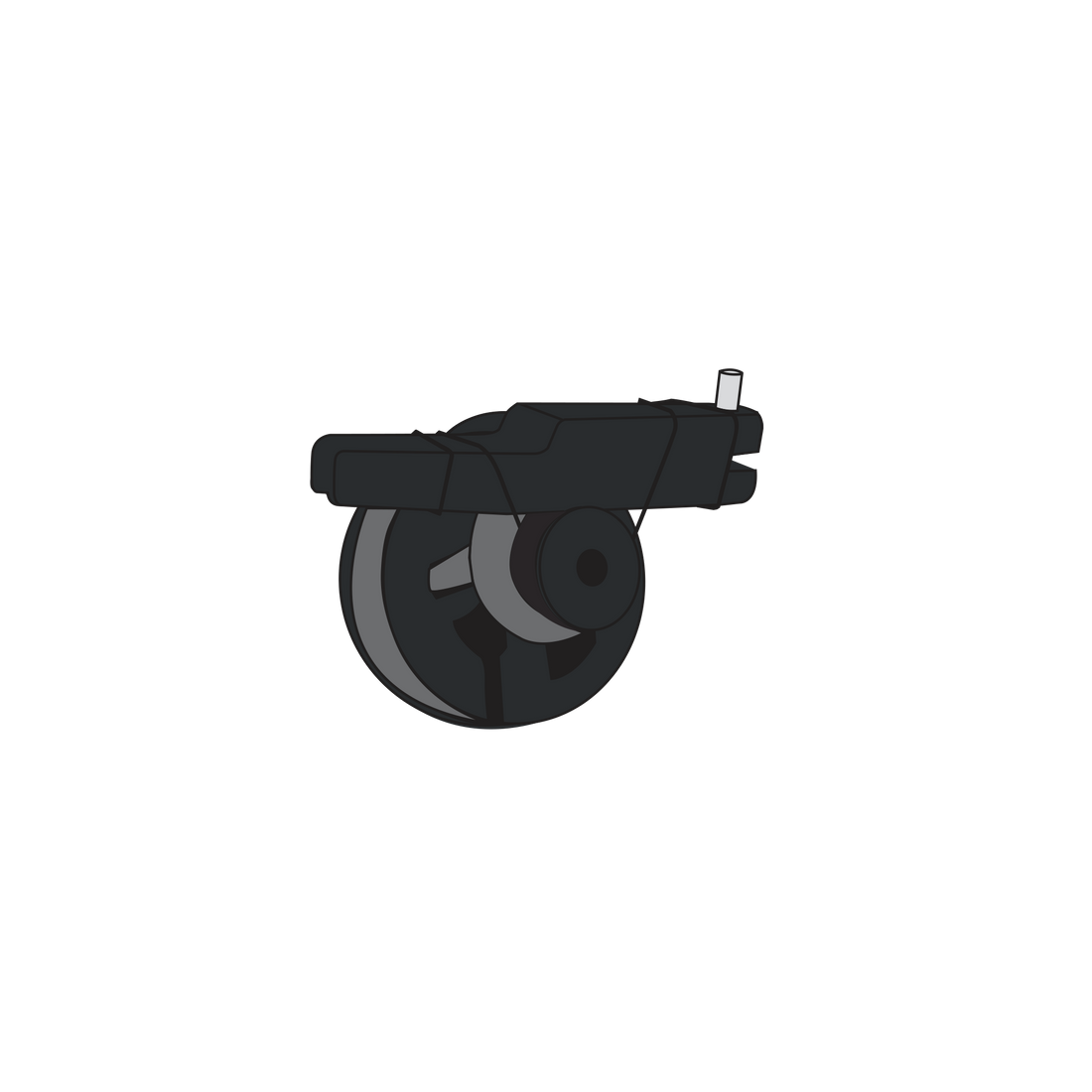 290/85 Kit: rotating cutting head, rope, pin, blade attachment