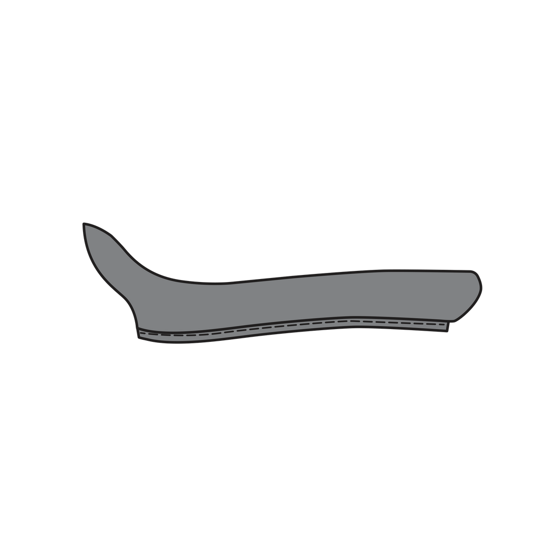 6/36br Elite Blade handle grip brown leather - Product - Main View