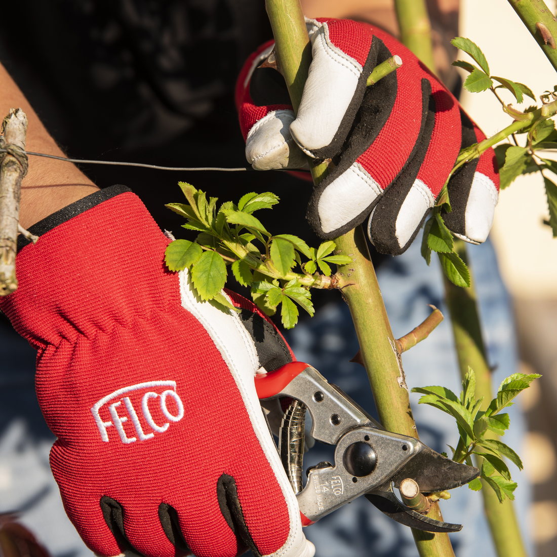 felco gardening gloves FELCO 702 Workwear Gloves (Cow Leather) Medium